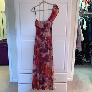 Colorful Bebe maxi dress